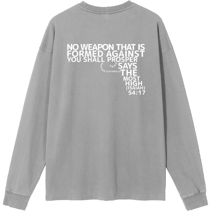 No Weapon: Armed Promise Women's Essential Long-Sleeve T-Shirt