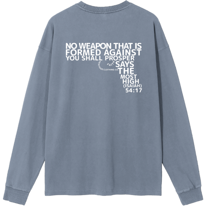 No Weapon: Armed Promise Women's Essential Long-Sleeve T-Shirt