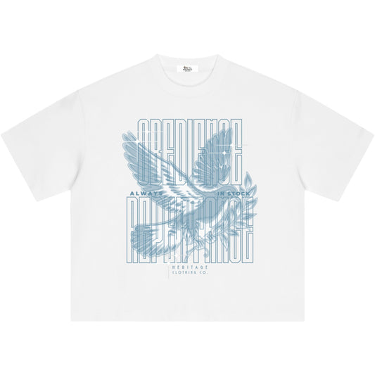 Obedience and Repentance Boxy Oversized T-Shirt