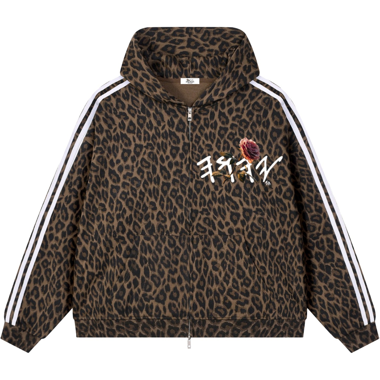 Peace Purity and Presence Paleo Women's Brown Leopard Sweatsuit