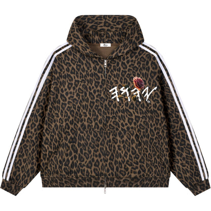 Peace Purity and Presence Paleo Women's Brown Leopard Sweatsuit
