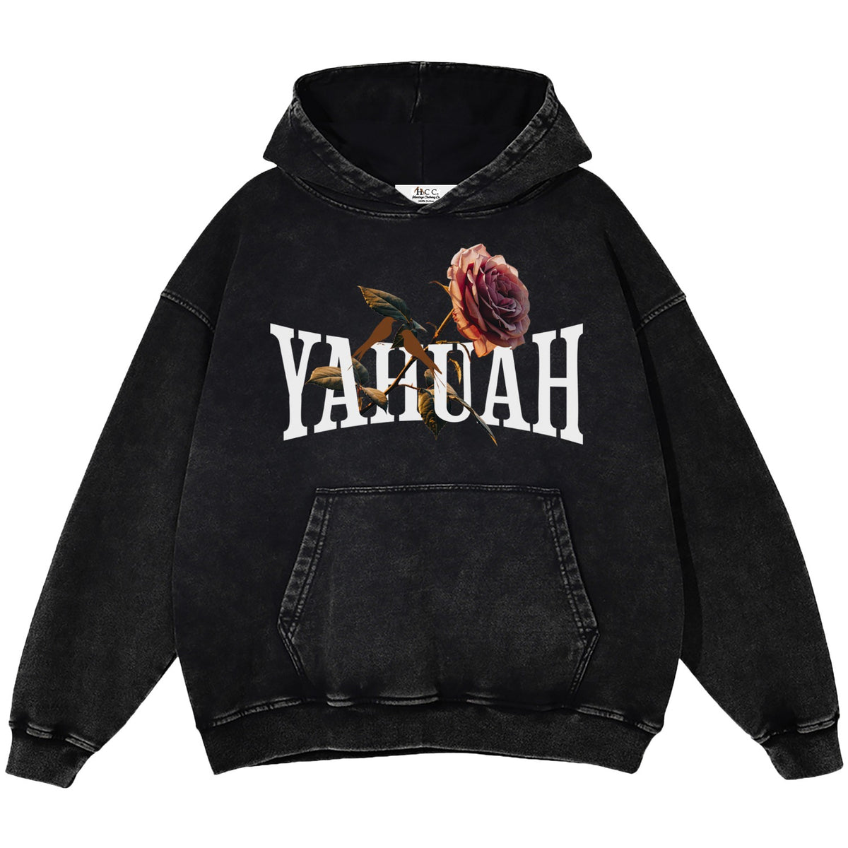 Peace Purity and Presence Women's Snow Washed Hoodie