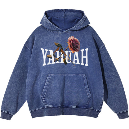 Peace Purity and Presence Women's Snow Washed Hoodie