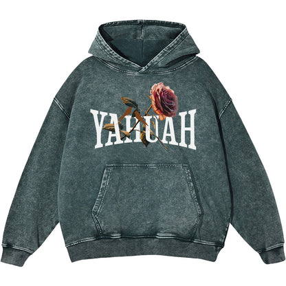 Peace Purity and Presence Women's Snow Washed Hoodie