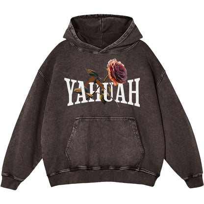 Peace Purity and Presence Women's Snow Washed Hoodie