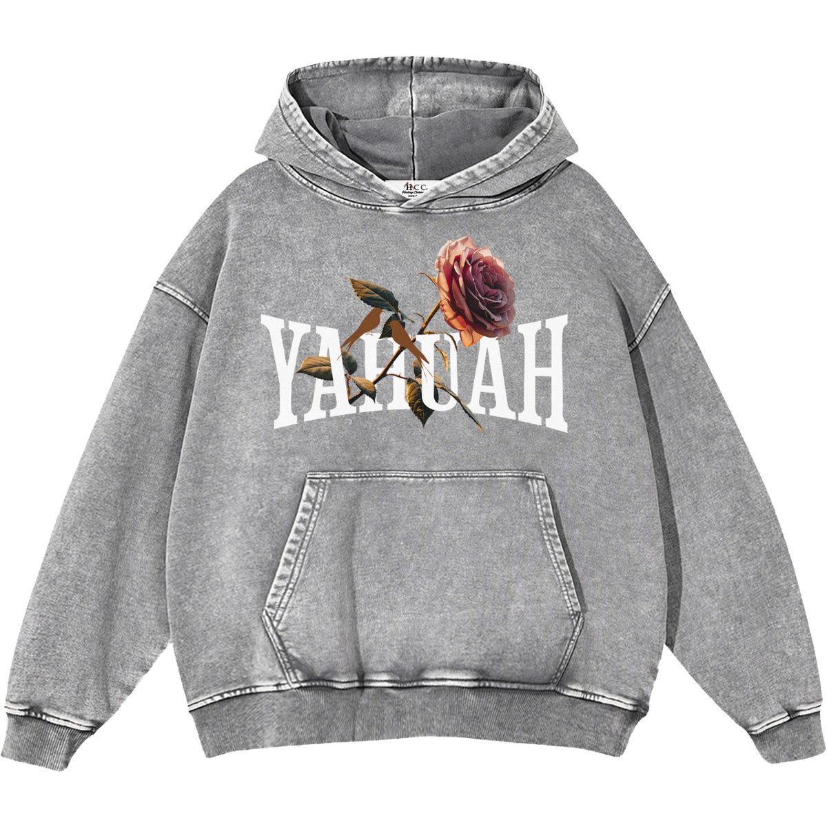 Peace Purity and Presence Women's Snow Washed Hoodie