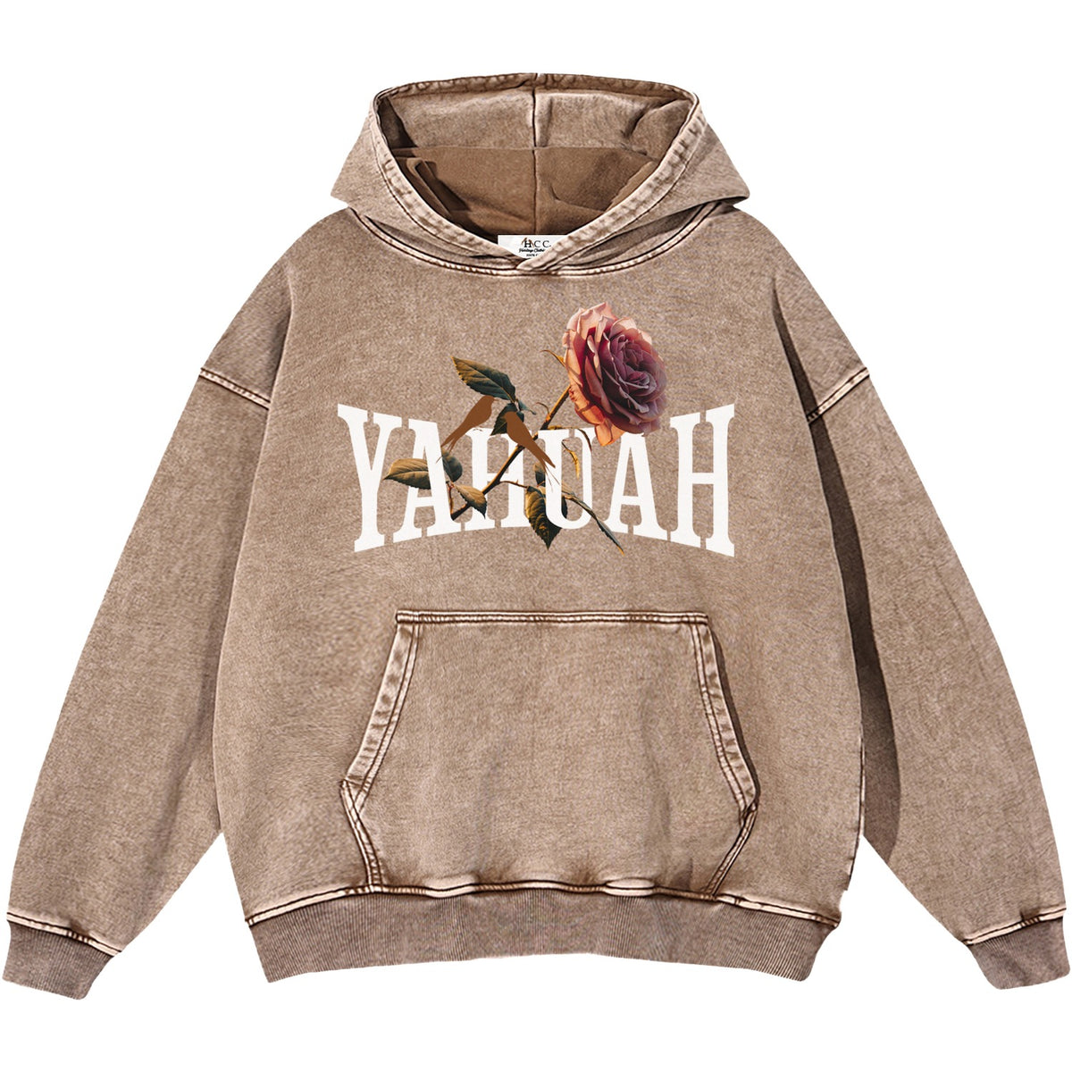 Peace Purity and Presence Women's Snow Washed Hoodie