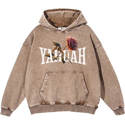 Peace Purity and Presence Women's Snow Washed Hoodie