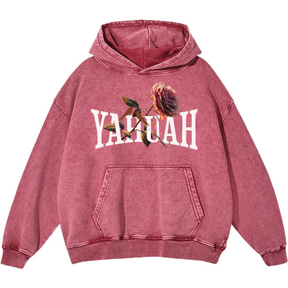 Peace Purity and Presence Women's Snow Washed Hoodie