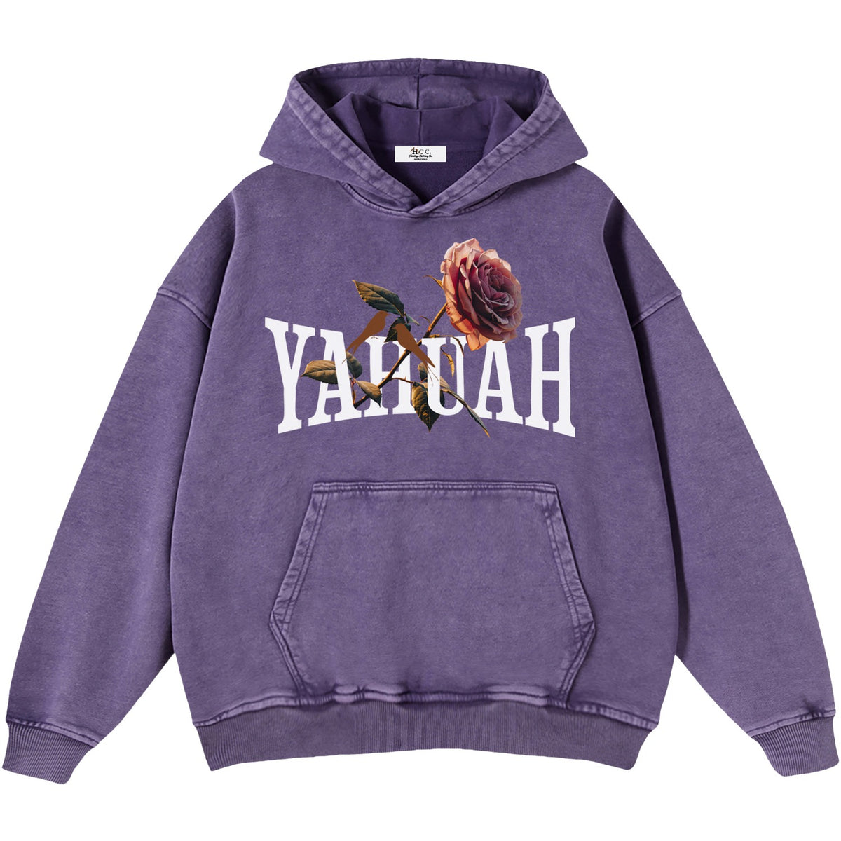 Peace Purity and Presence Women's Snow Washed Hoodie