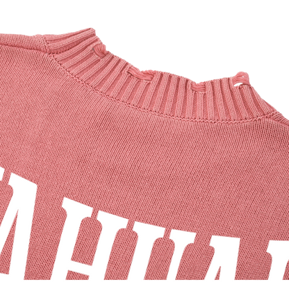 Peace Purity and Presence Women's Vintage Frayed Sweater