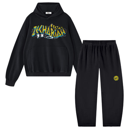 Power Of The Ruach Black Vintage Sweatsuit