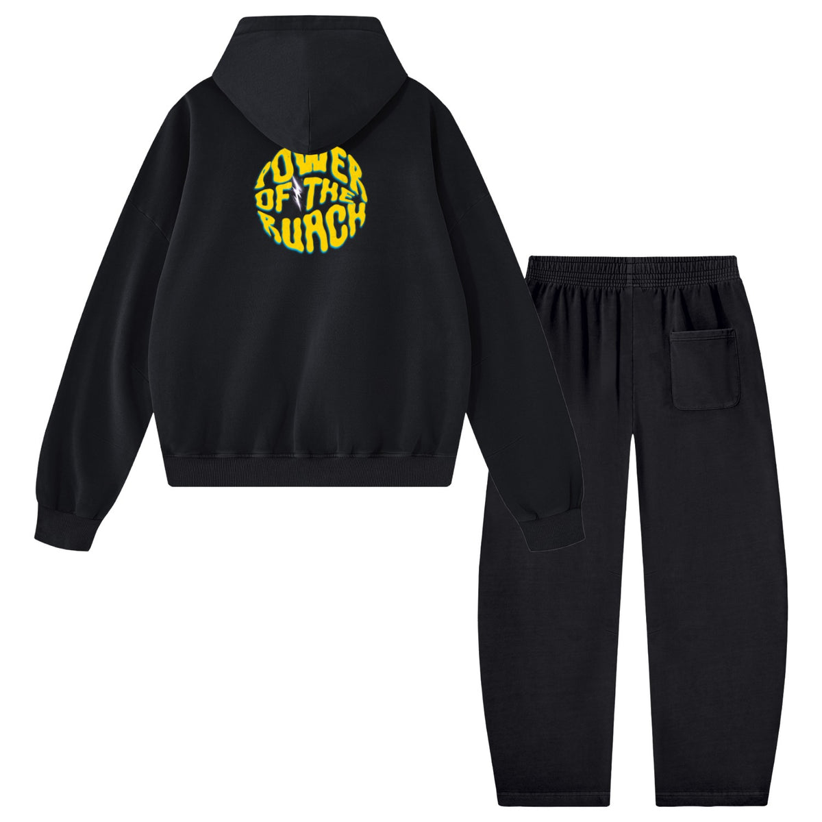 Power Of The Ruach Black Vintage Sweatsuit