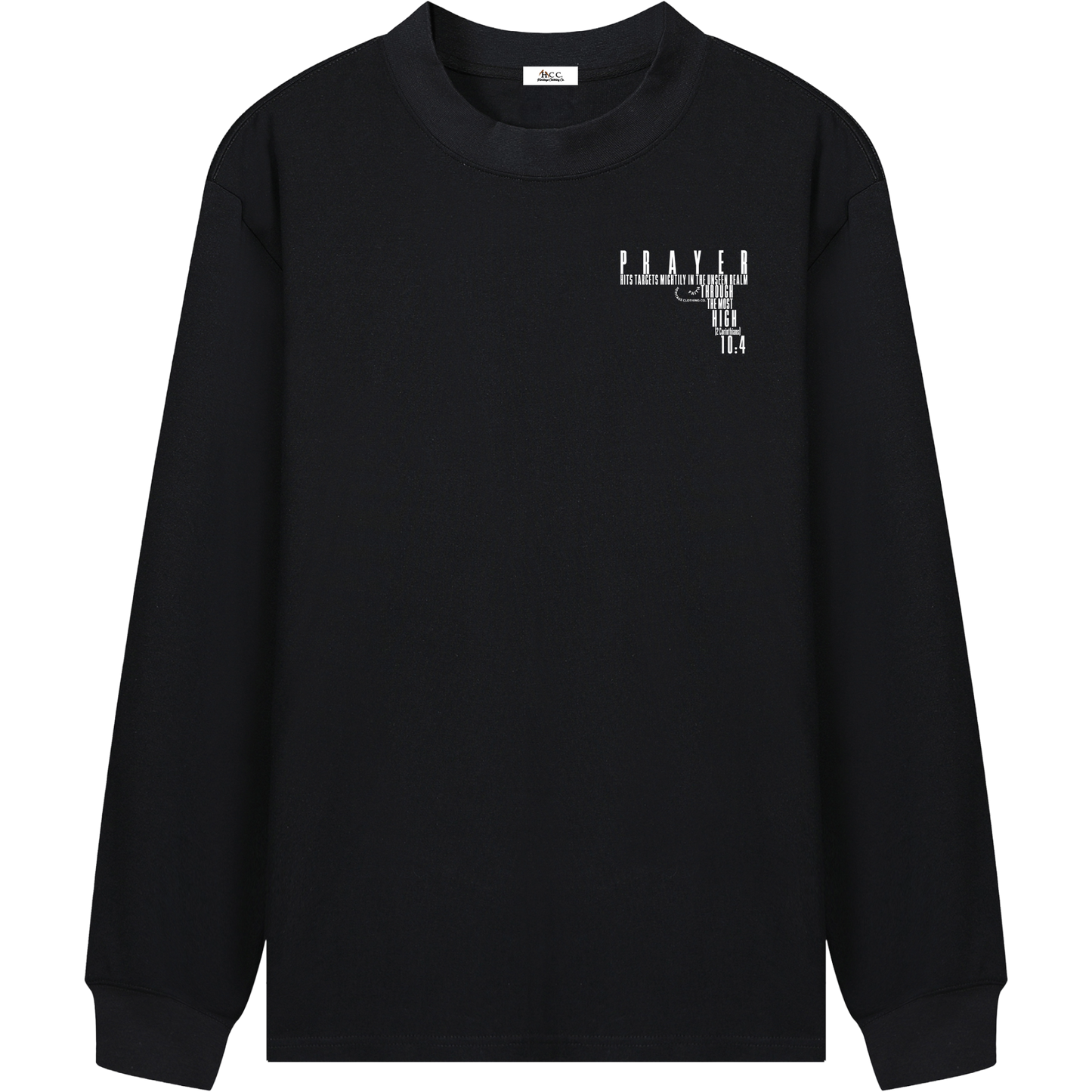 Prayer Hits Targets Men's Essential Long-Sleeve T-Shirt