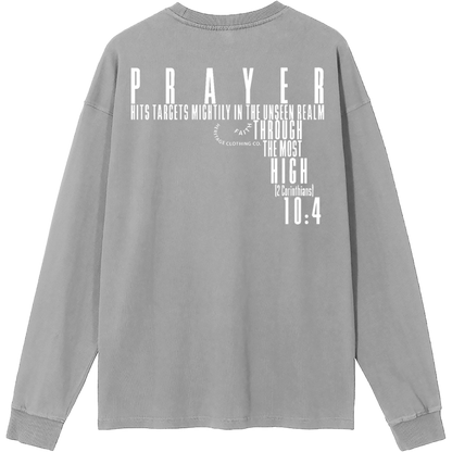 Prayer Hits Targets Women's Essential Long-Sleeve T-Shirt