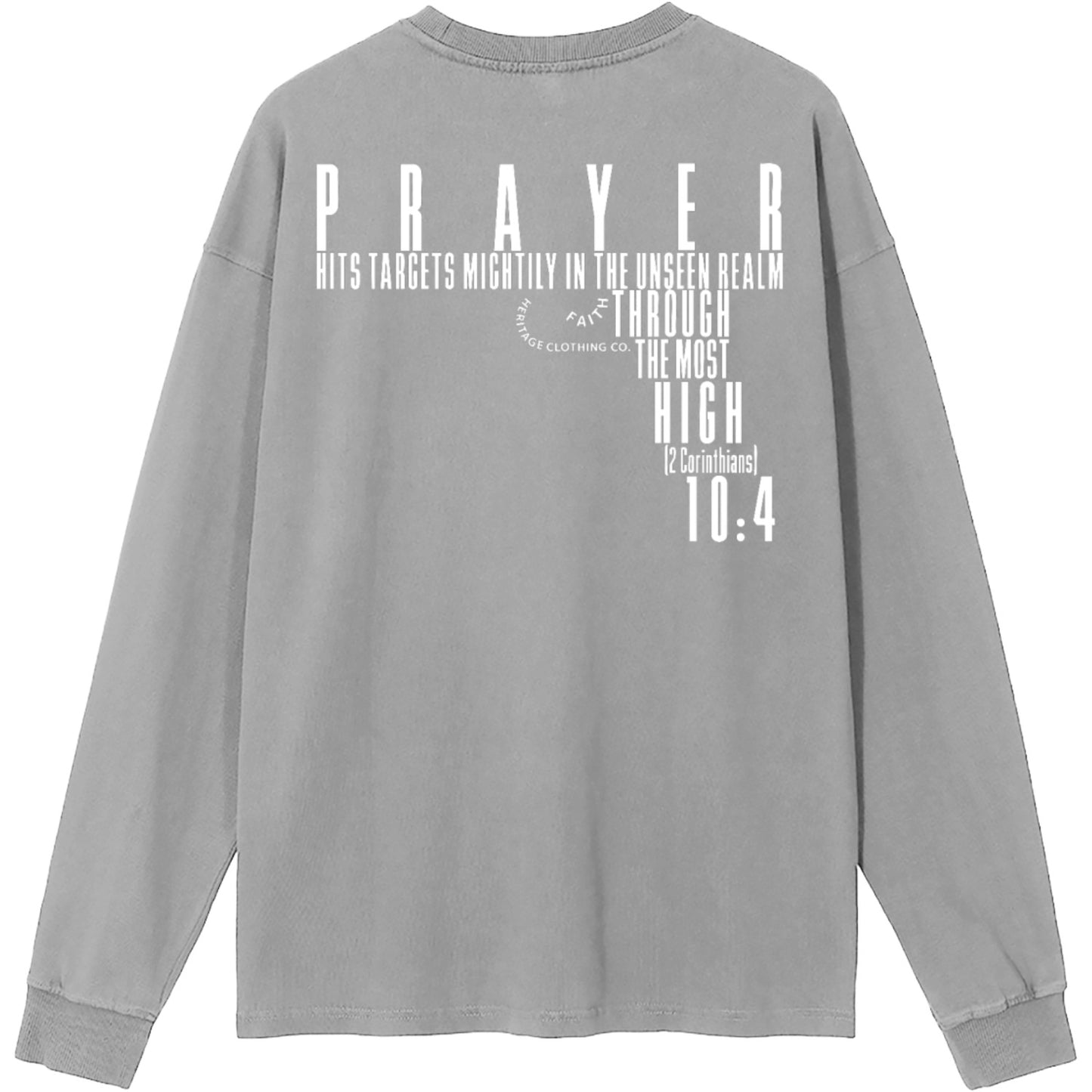 Prayer Hits Targets Women's Essential Long-Sleeve T-Shirt