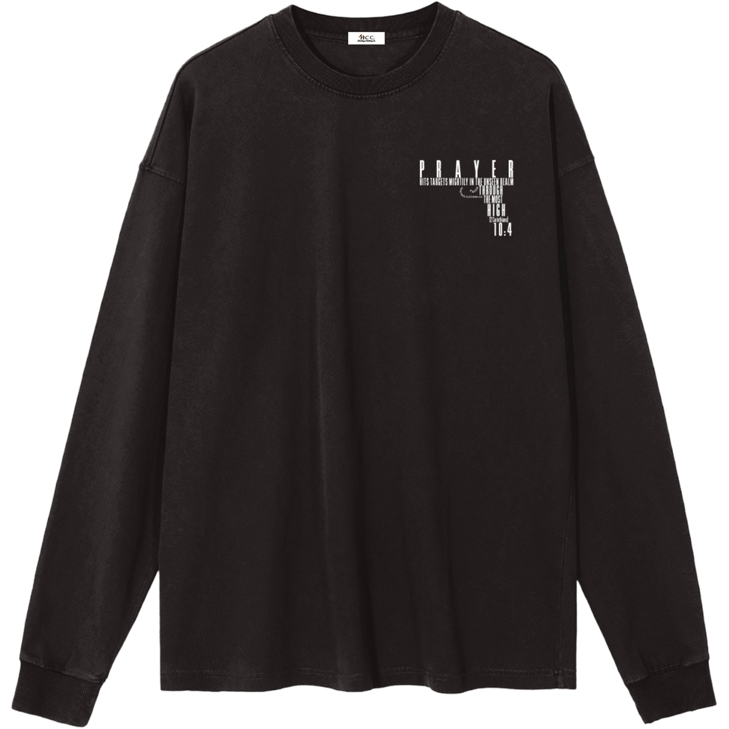 Prayer Hits Targets Women's Essential Long-Sleeve T-Shirt