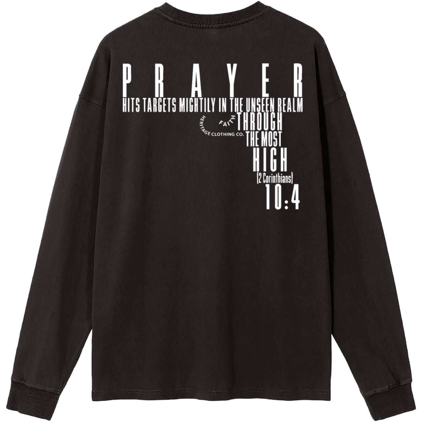 Prayer Hits Targets Women's Essential Long-Sleeve T-Shirt