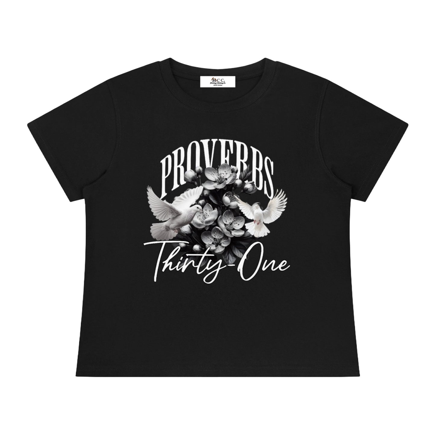 Proverbs 31 Women's Solid Slim Fit T-Shirt