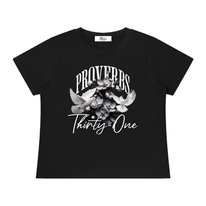 Proverbs 31 Women's Solid Slim Fit T-Shirt