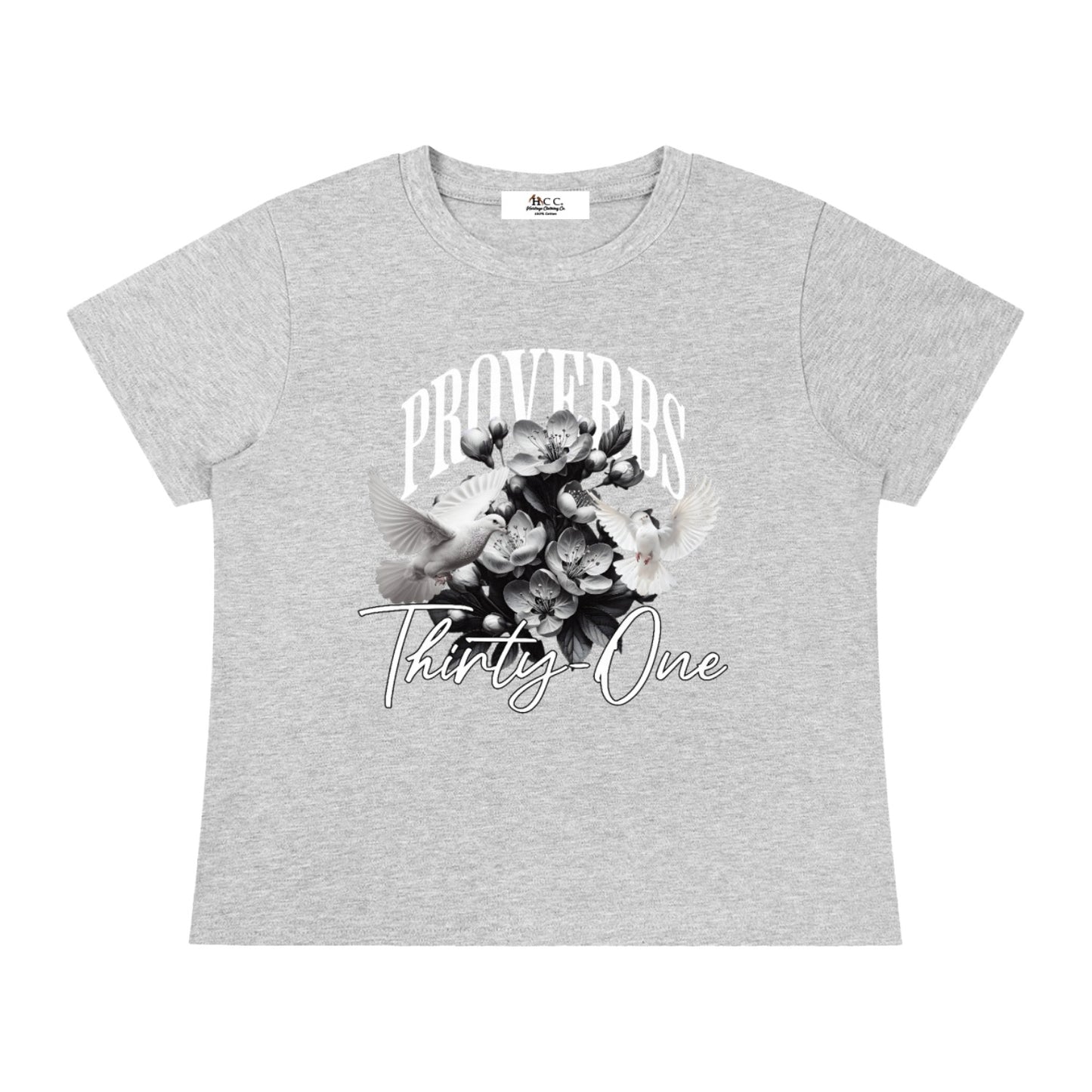Proverbs 31 Women's Solid Slim Fit T-Shirt