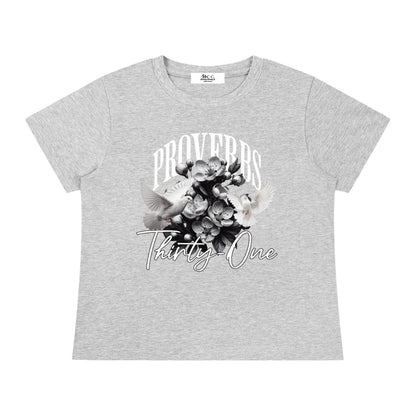 Proverbs 31 Women's Solid Slim Fit T-Shirt
