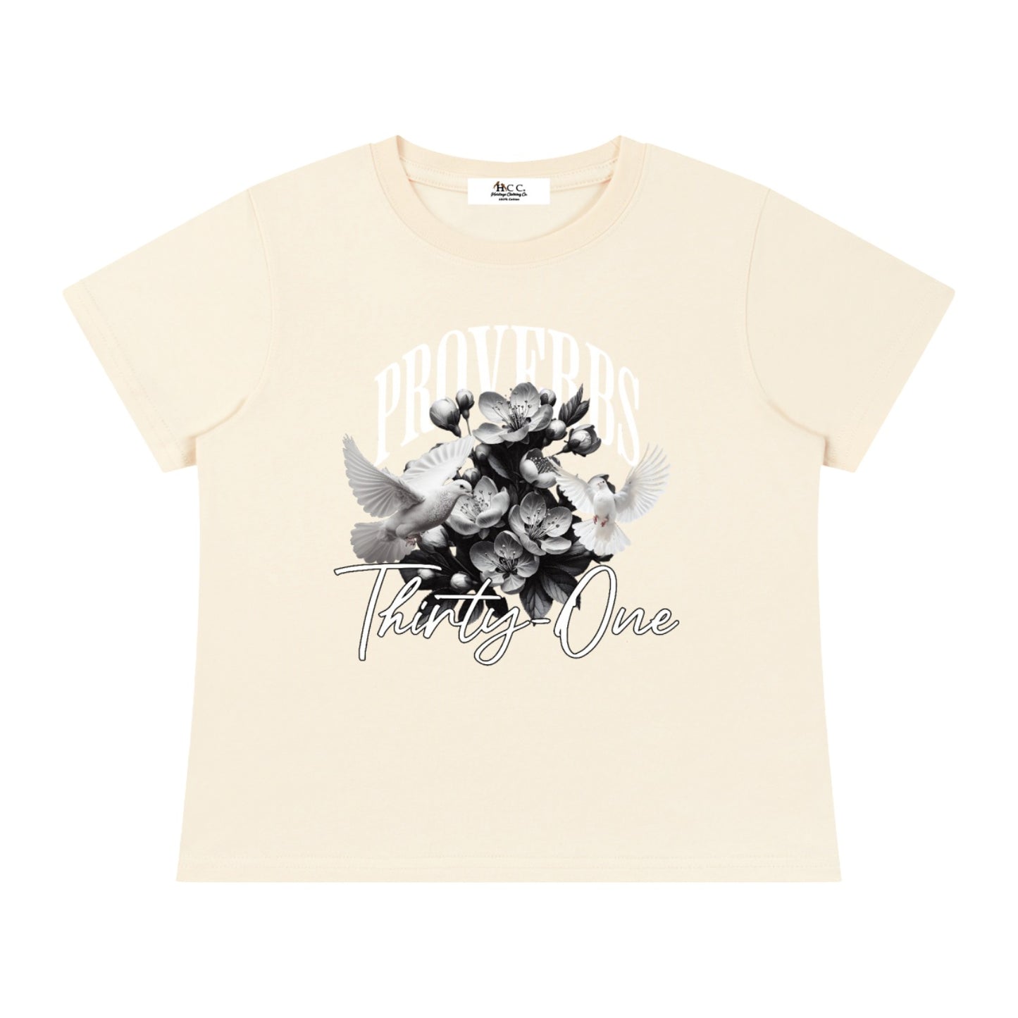 Proverbs 31 Women's Solid Slim Fit T-Shirt