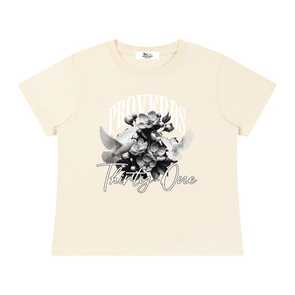 Proverbs 31 Women's Solid Slim Fit T-Shirt