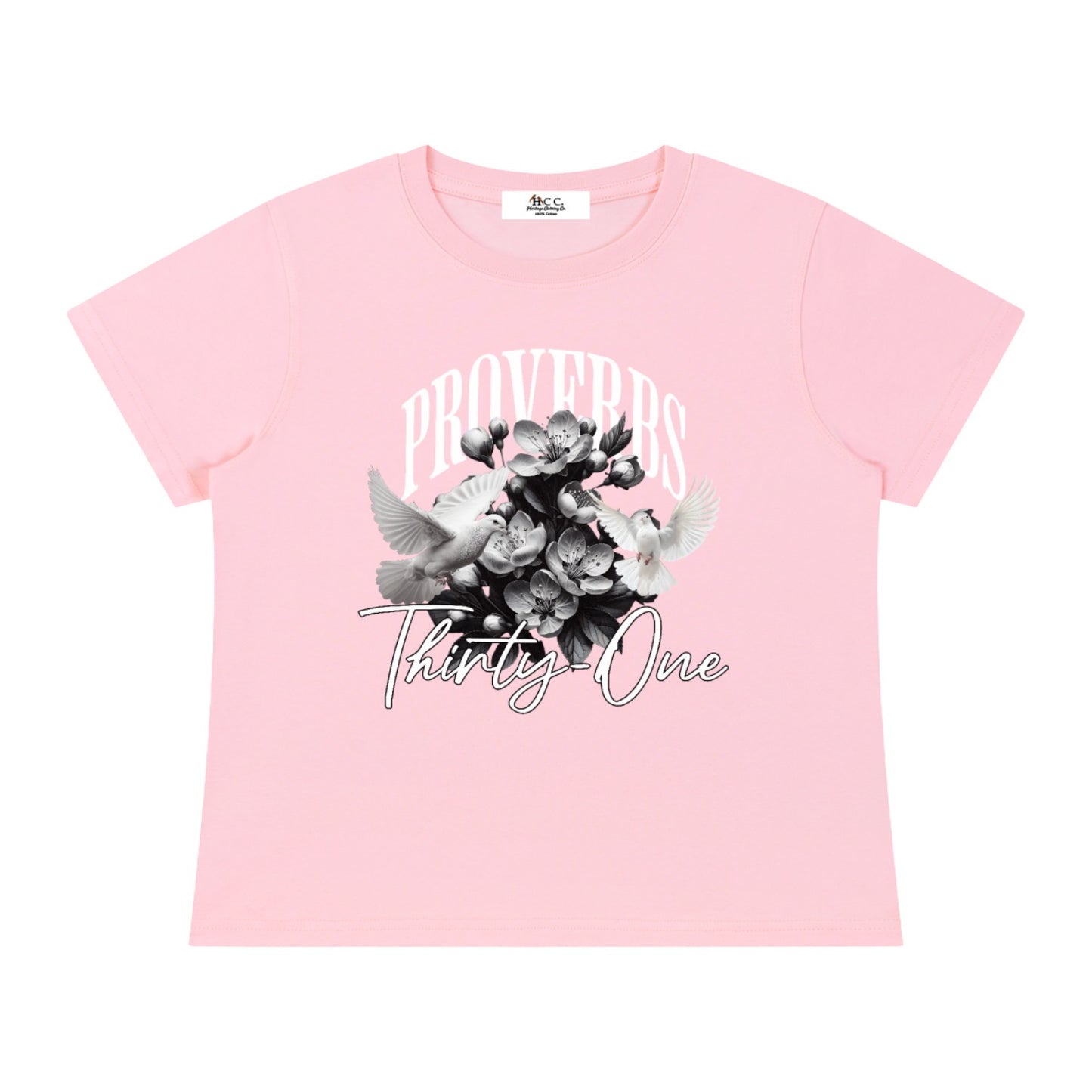 Proverbs 31 Women's Solid Slim Fit T-Shirt