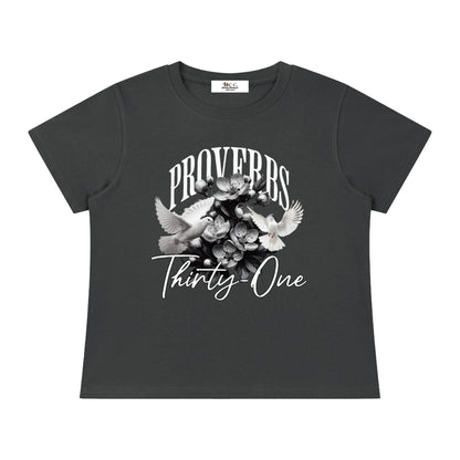 Proverbs 31 Women's Solid Slim Fit T-Shirt