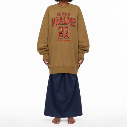 Psalms 23 Women's Vintage Sweatshirt Dress