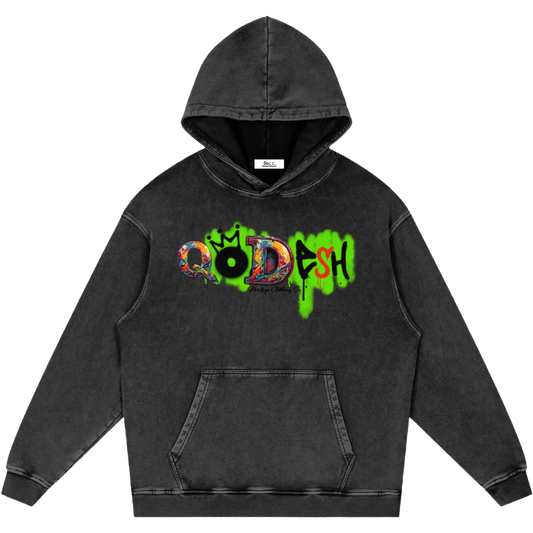 Qodesh Snow Washed Hoodie