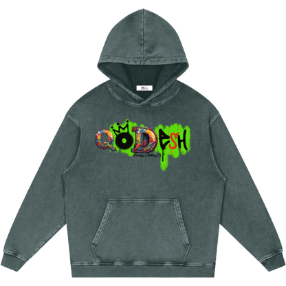 Qodesh Snow Washed Hoodie