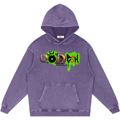 Qodesh Snow Washed Hoodie