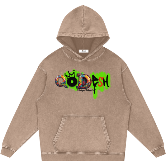 Qodesh Snow Washed Hoodie