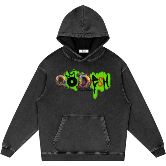 Qodesh Snow Washed Hoodie