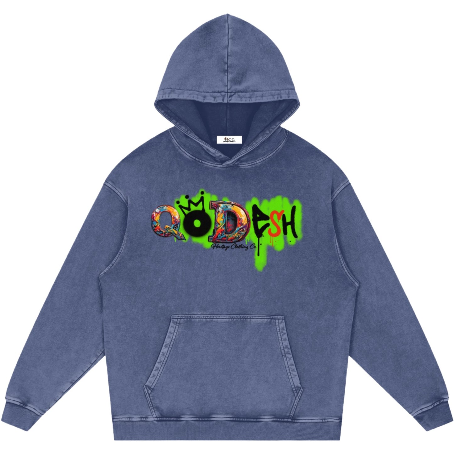 Qodesh Snow Washed Hoodie