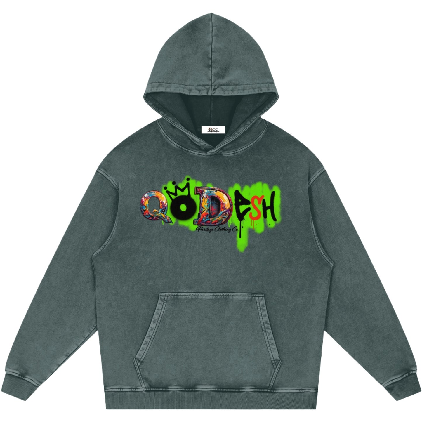 Qodesh Snow Washed Hoodie