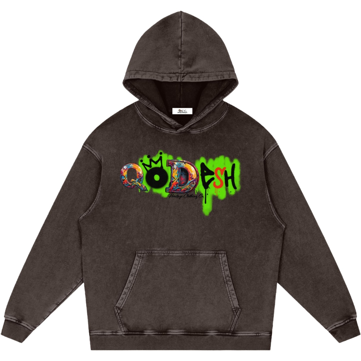 Qodesh Snow Washed Hoodie