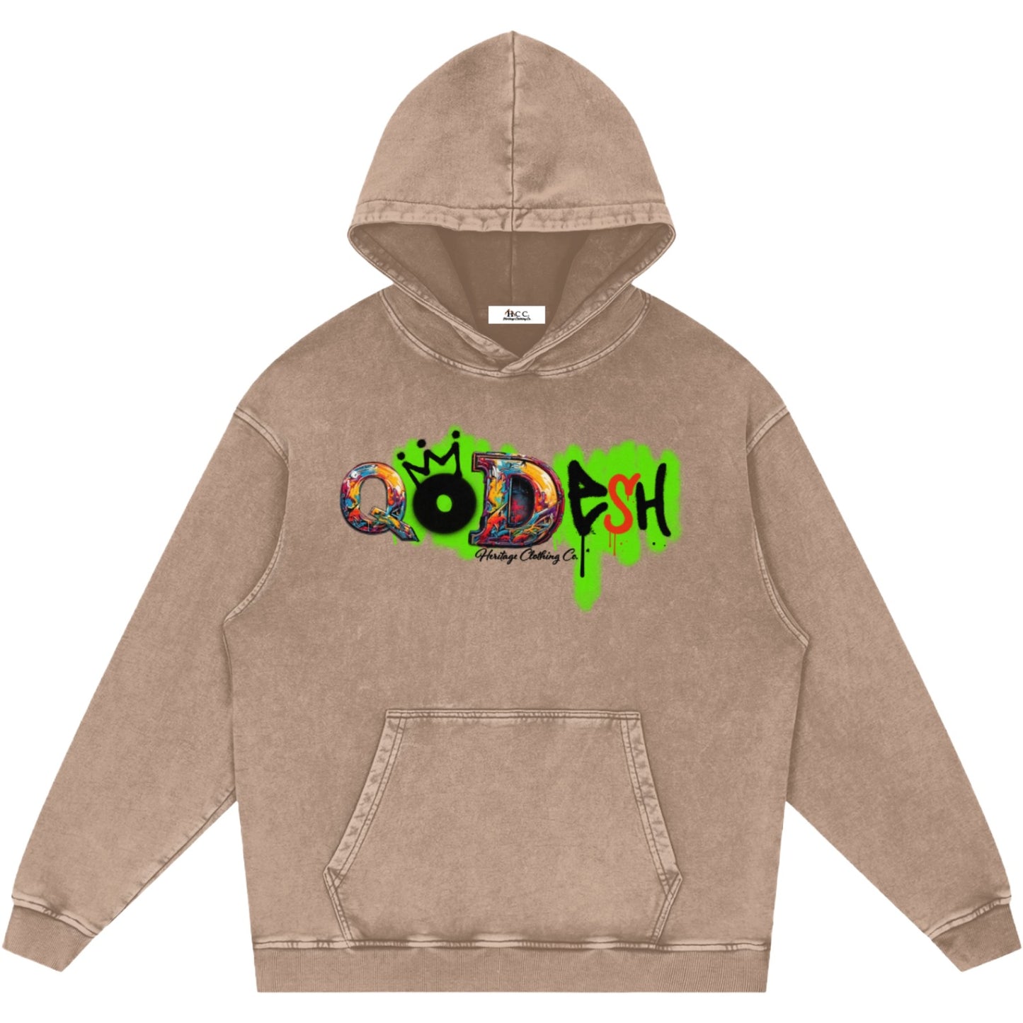 Qodesh Snow Washed Hoodie