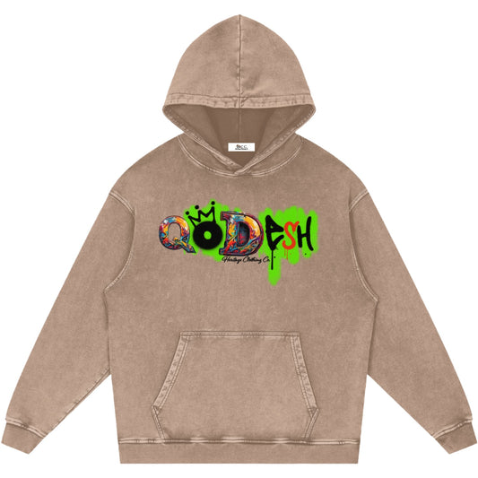 Qodesh Snow Washed Hoodie