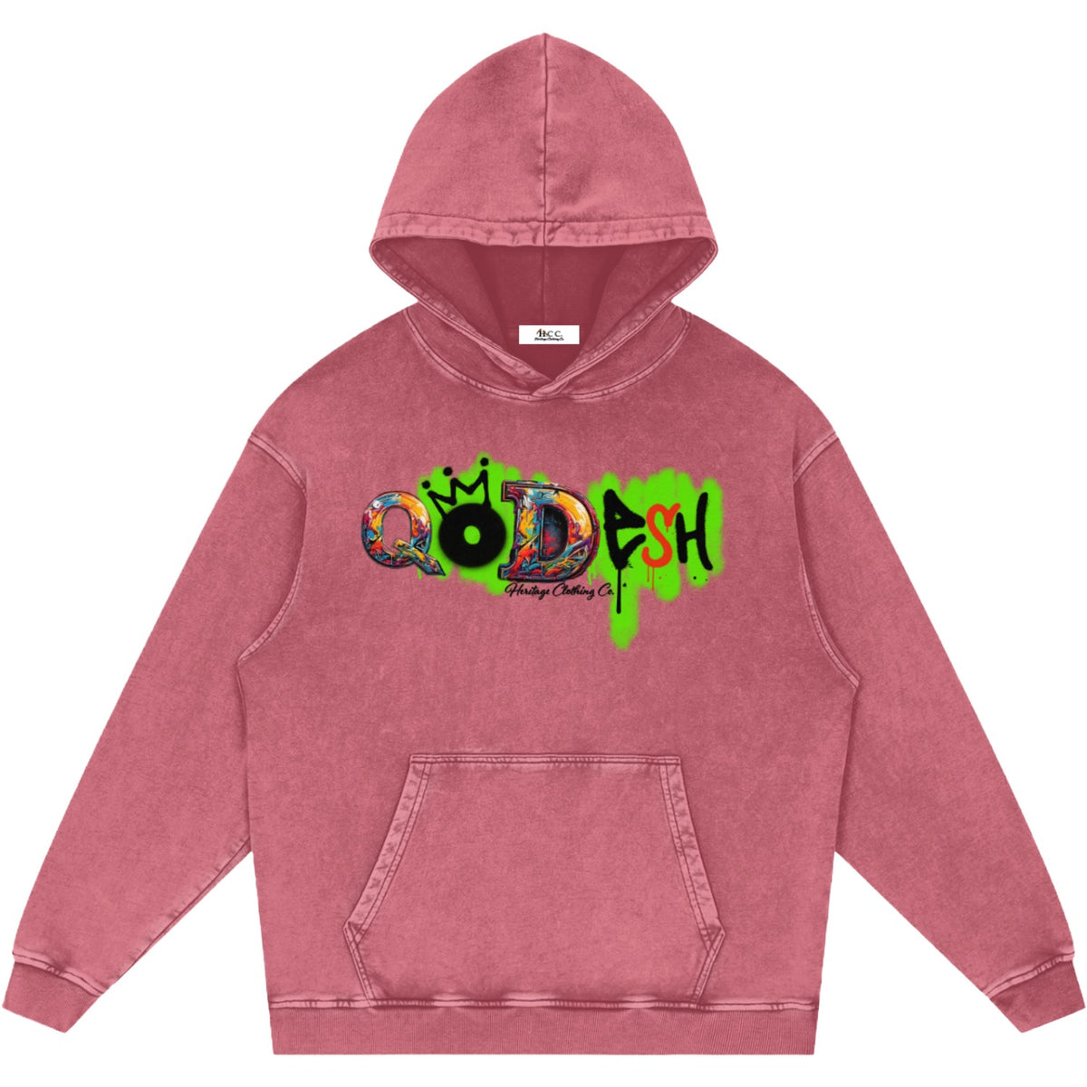 Qodesh Snow Washed Hoodie