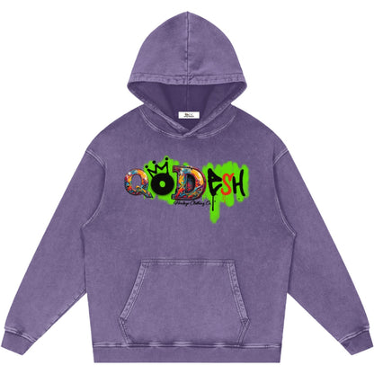 Qodesh Snow Washed Hoodie