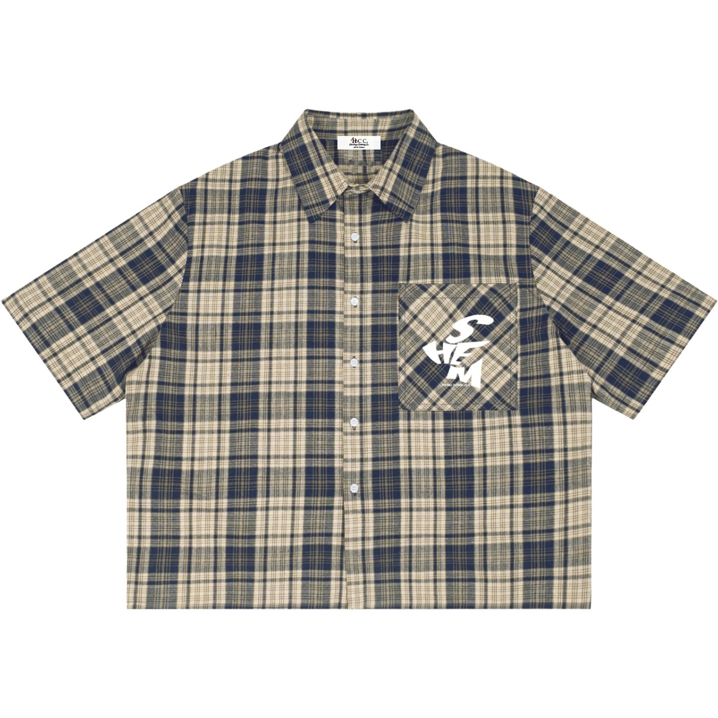Shem Plaid Button-Up Shirt