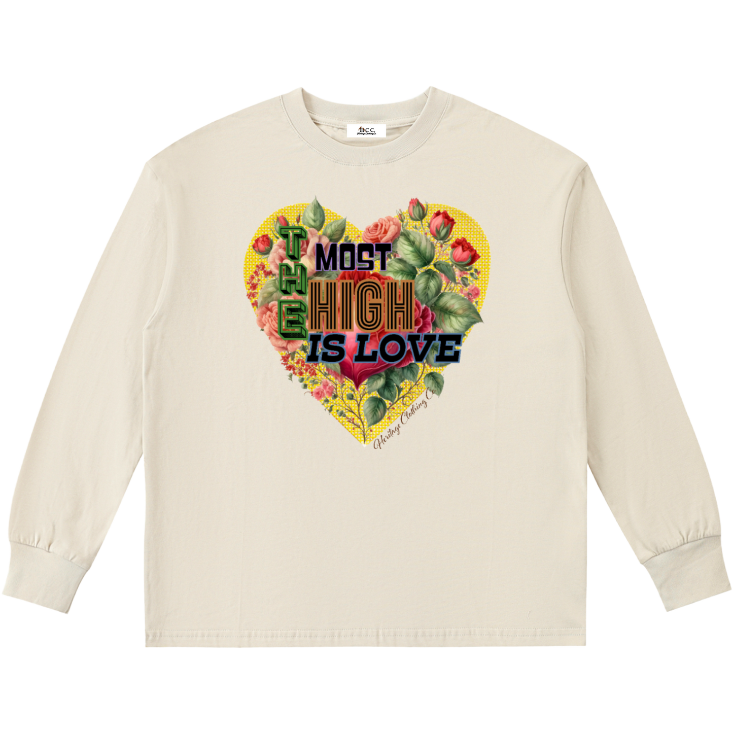 The Most High Is Love Girl's Long-Sleeve Tee