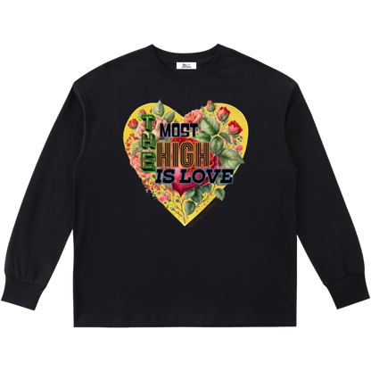 The Most High Is Love Girl's Long-Sleeve Tee