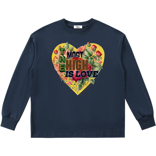 The Most High Is Love Girl's Long-Sleeve Tee