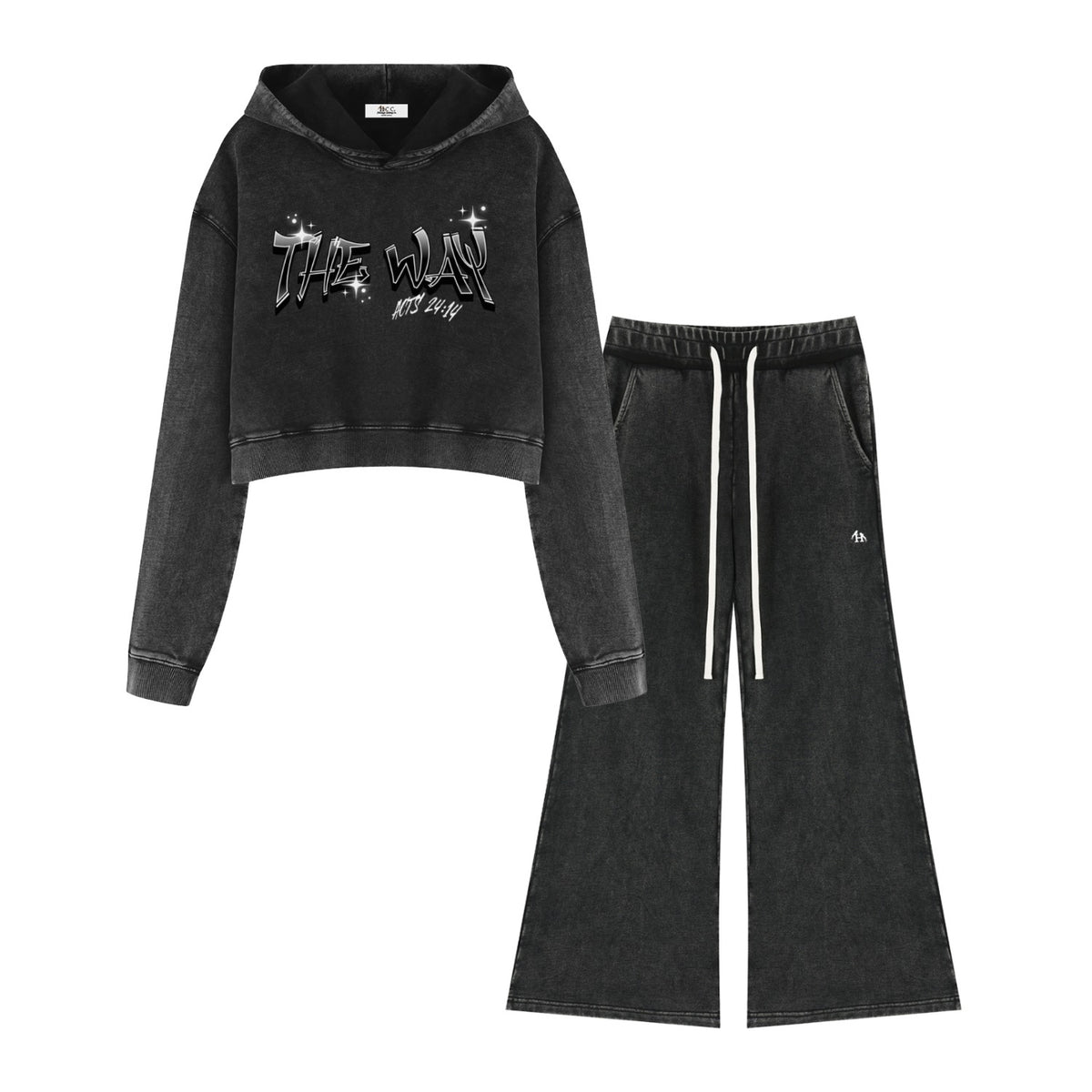 The Way Women's Vintage Black Sweatsuit