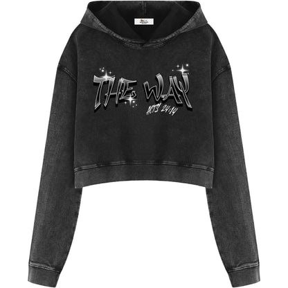 The Way Women’s Vintage Cropped Hoodie