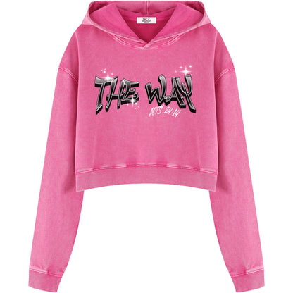 The Way Women’s Vintage Cropped Hoodie